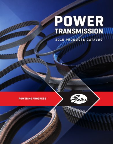 POWER TRANSMISSION 2015 PRODUCTS CATALOG