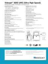 Scheda tecnica 1650 Ultra High Speed - 2