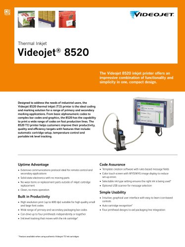 Videojet® 8520