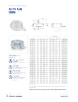 Scheda tecnica GPN 481 - 2