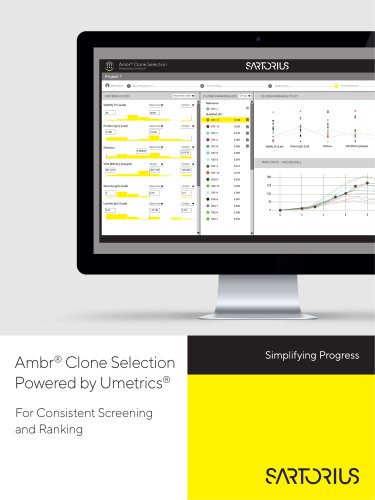 Ambr® Clone Selection Powered by Umetrics®