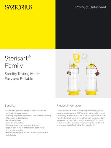 Sterisart ® Family