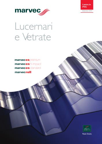 Brochure lucernai e vetrature Marvec