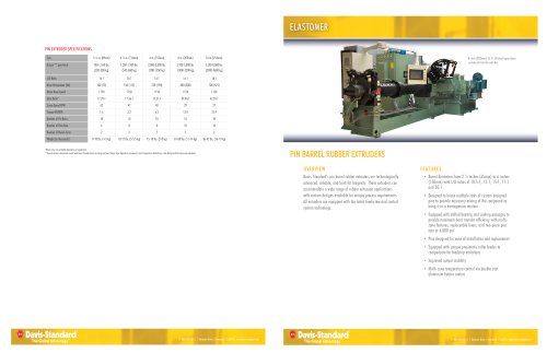 Pin Barrel Extruders