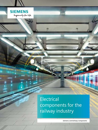 Electrical components for the railway industry