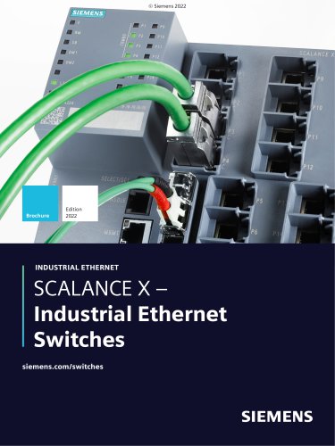 SCALANCE  X - Industrial Ethernet Switches