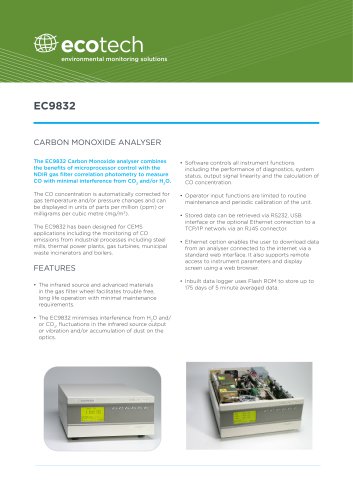 CO Analyser EC9832