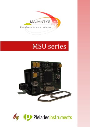 MSU series - Datasheet