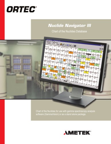 Nuclide Navigator Nuclide Library Software