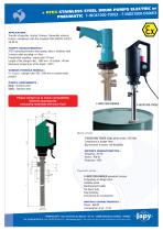 ATEX stainless steel drum pumps: F-INOX1000-700EX - F-INOX1000-D600EX