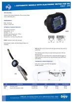 Automatic gun with electronic meter for oil: KNEXT - KPN