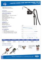 Electric geared pump emptying barrel for oil: GT50M - GT130 - GT140 - GT150