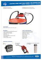 Electric pump emptying barrel for diesel oil: F-JEV10