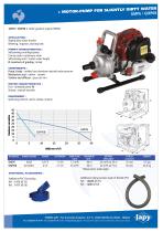 Motor-pumps for slightly dirty water: GMP6 - GMP6B