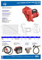 Self priming electric pump for fuel: JET08 - JET09