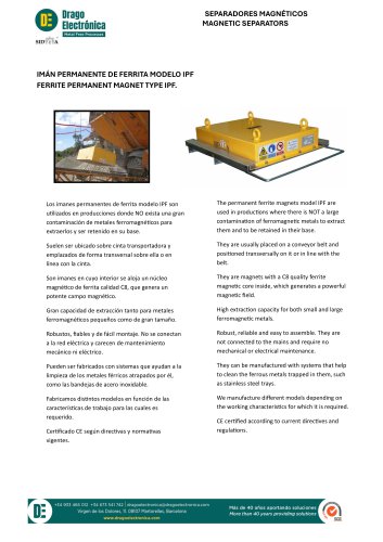 FERRITE PERMANENT MAGNET TYPE IPF + OVB