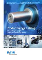 Product Range Catalog  Efficient Engineering for Starting and Controlling Motors