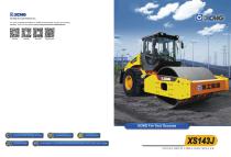 XCMG 14ton Single Drum Vibratory Roller XS143J Construction