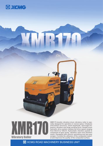 XCMG small road roller XMR170