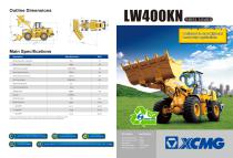 XCMG  wheel loader LW400KN construction