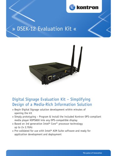 Digital Signage Evaluation Kit