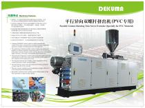 Parallel Counter-Rotating Twin Screw Extruder (Specially for PVC Material)