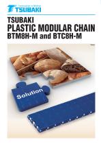 Tsubaki Plastic Modular Chain BTM8H-M & BTC8H-M Type