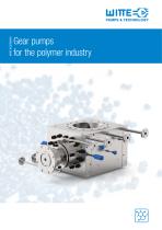 Gear pump portfolio for polymer production and processing.