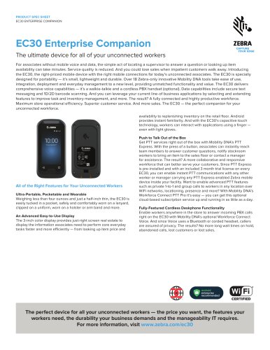 EC30 Enterprise Companion