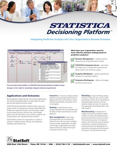 STATISTICA Decisioning Platform?