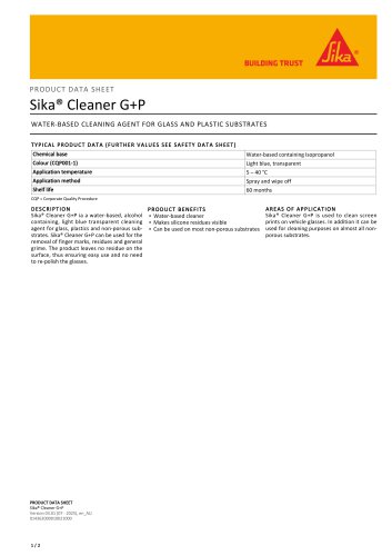 Sika® Cleaner G+P
