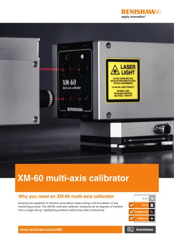 Brochure: XM-60 multi-axis calibrator
