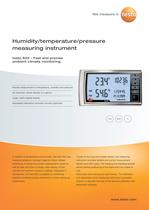 Humidity/temperature/pressure measuring instrument - testo 622