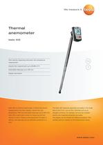 Thermal anemometer - testo 405