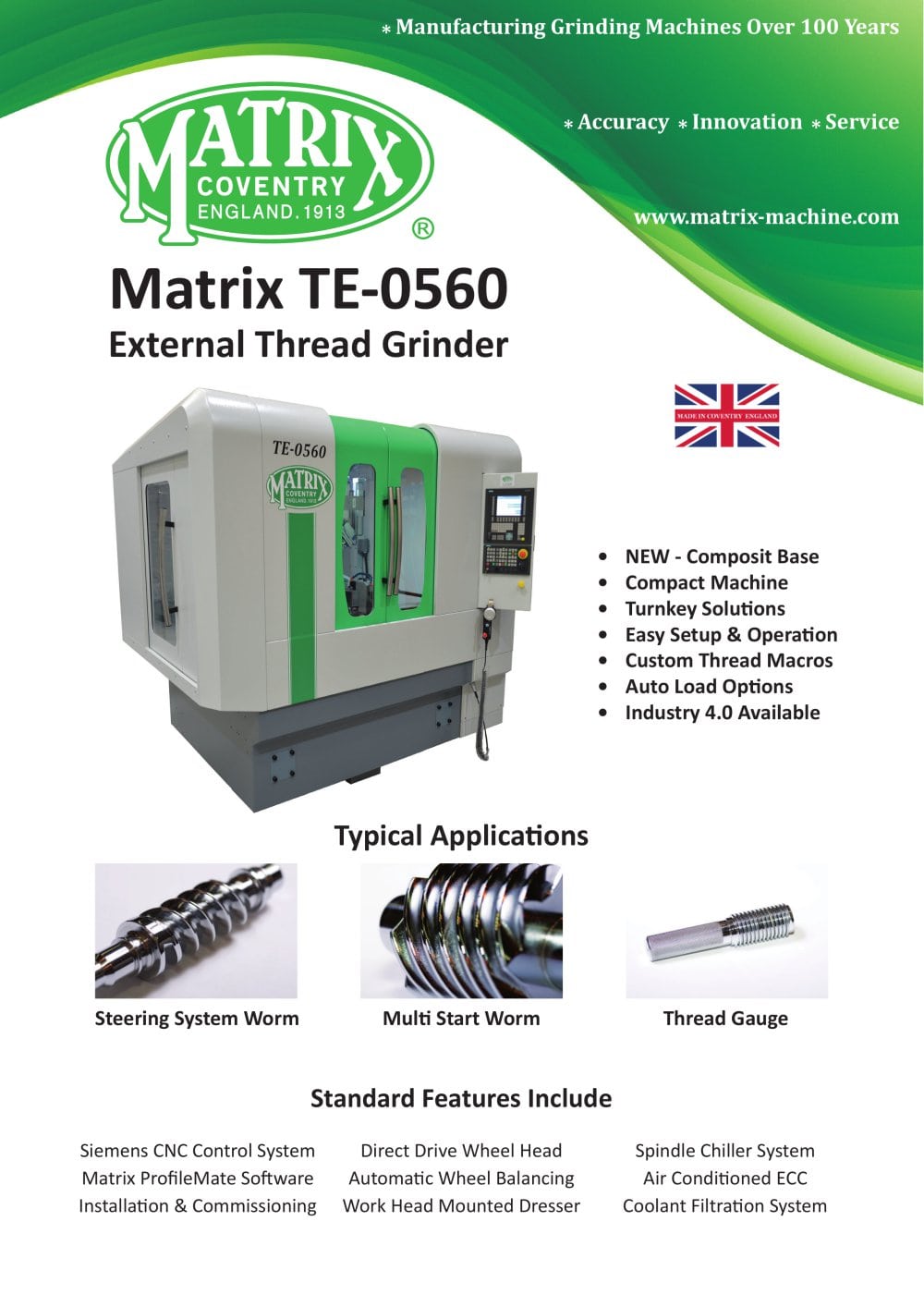 TE-0560 - Matrix Machine Tool (Coventry) Ltd.