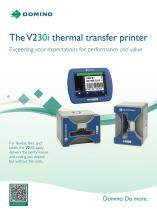 The V230i thermal transfer printer