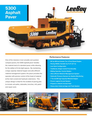 Asphalt Paver 5300