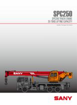 SANY SPC250 25ton general chasis truck mounted crane