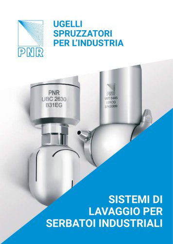 CATALOGO - SISTEMI DI LAVAGGIO PER SERBATOI INDUSTRIALI