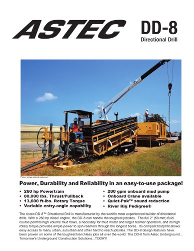 Horizontal Directional Drills Astec DD-8