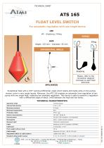 Data sheet - Float switches - ATS 165