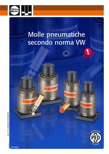 Molle pneumatiche secondo norma VW