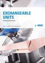 BENZ Tooling Exchangeable Units Wood Applications