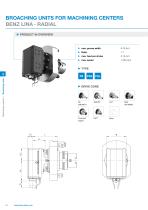 Product sheet: Broaching unit LinA RADIAL for machining centers