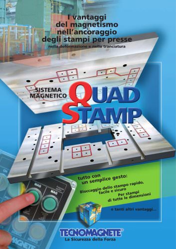 Quad-Stamp Sistema bloccaggio stampo su presse deformazione e tranciatura