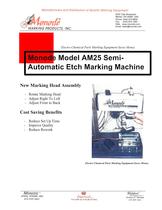 Monode Model AM25 Semi-automatic Electro-Chemical Etch Marking