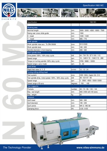 CNC-Turning and Milling Centres C-Series N 60 MC