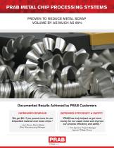 PRAB Automated Systems for Processing Metal Turnings and Recovering Cutting Fluids