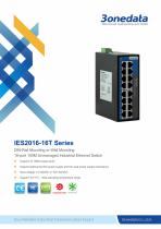 3onedata | IES2016-16T | 16-port 100M Unmanaged Industrial Ethernet Switch