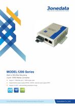 3onedata | Model1200 | 2-port 10/100M Ethernet to Fiber Converter